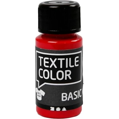 Bild av Creativ Company Textile Color Semi opaque Paint Primary Red 50ml