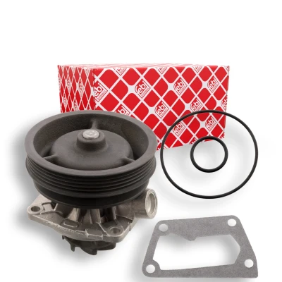 Bild av FEBI BILSTEIN 10596 Pompe à eau 5 Fonte d&#039;aluminium avec joints Métal FIAT: Punto I 3/5 portes, Tempra SW, Palio Weekend, LANCIA: Dedra Berline