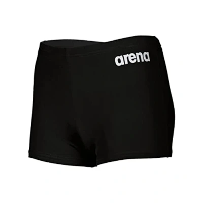 Bild av ARENA Pojkar Boy&#039;s Team Swim Solid Shorts, Svartvit, 1213 år, Svartvitt, 12 13 År