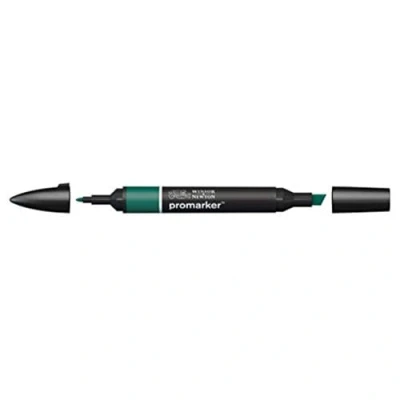 Bild av Winsor &amp; Newton &quot; ProMarker 0203243 professionell layoutmärkpenna 2 spetsar, fin och bred för ritningar, design layouter stickpalm