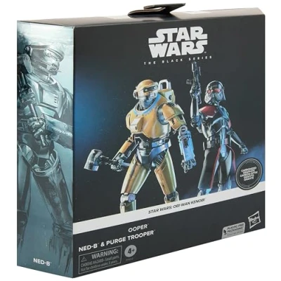 Bild av Star Wars Black Series NED B &amp; Purge Trooper, karboniserade actionfigurer på 15 cm i 2 pack
