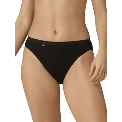 Bild av Sloggi Women&#039;s Basic+ Tai 3 pack trosor, Svart, 10 UK, 38