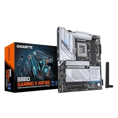 Bild av GIGABYTE B860 GAMING X WIFI6E Moderkort Intel LGA1851 socket DDR5 RAM ATX