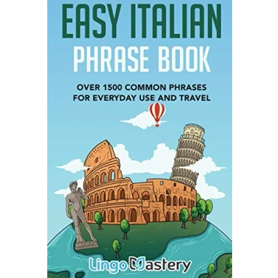 Bild av Easy Italian Phrase Book: Over 1500 Common Phrases For Everyday Use And Travel