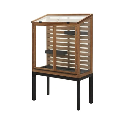 Bild av Cane line Drop greenhouse Växthus Teak / Lava Grey Aluminum B: 100 x D: 51 H: 161,5