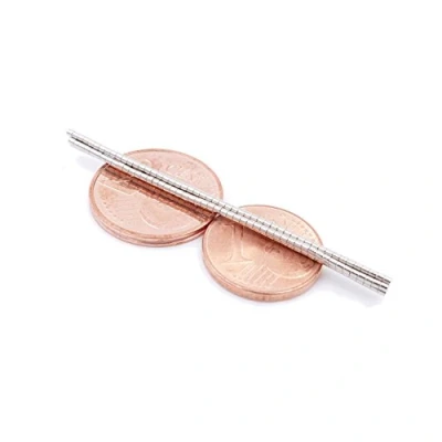 Bild av Brudazon 35 miniskivmagneter 1x1 mm N52 starkaste nivå neodymiummagneter superstark Kraftmagnet för modelltillverkning, foto, whiteboard, kylskåp, hantverk liten, rund &amp; extra stark