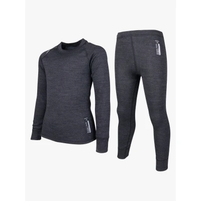 Bild av Lindberg Merino Set Jr Black Melange