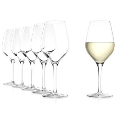 Bild av Stölzle Lausitz vitvinsglas Utsökt 350 ml I set med 6 st. vinglas diskmaskinssäkra stötsäker högkvalitativt kristallglas högsta kvalitet