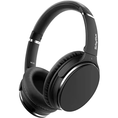 Bild av Srhythm NC25 Noise Cancelling Headphones Bluetooth 5.3, Lättviktigt Trådlöst Headset Over Ear Med Låg Latenstid, 50 Timmars Speltid, Memory Protein Cups