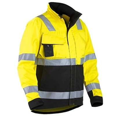 Bild av VARSELJACKA 4064 1811 VARSELGUL/SVART L Beijerbygg Byggmaterial