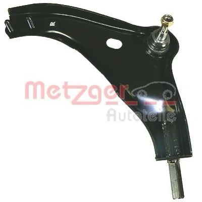Bild av METZGER 58023502 Bras de suspension KIT + sans rotule suspension, support en caoutchouc Essieu avant droit barre oscillant transversal