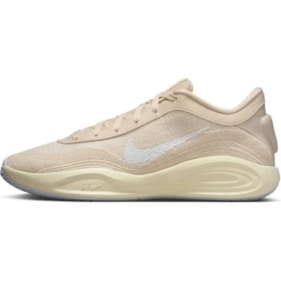 Bild av Nike Performance Hustle Academy Basketsko, Storlek: 43, Oatmeal/white/coconut milk Skinnimitation/textil