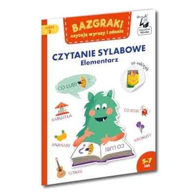 Bild av Bazgraki czytają wyrazy i zdania. Czytanie sylabowe. Elementarz