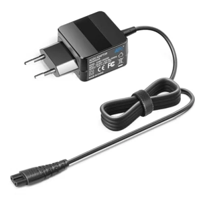 Bild av KFD Laddare 15V 360 mA Strömförsörjning Laddningskabel för rakapparat Philips Series 5000 7000 3000 9000 PT860/16 HQ8 HQ9 HQ8505 Charger Norelco 2100 3100 PT919 HQ8445 Cool Skin, Sensotec, Quadra
