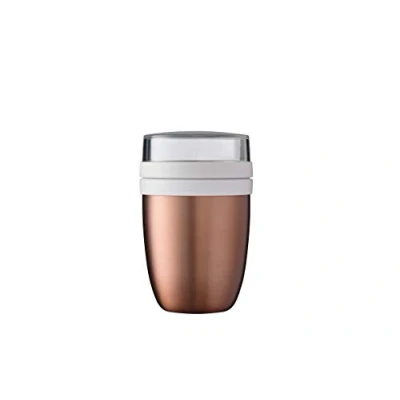 Bild av Mepal Lunchpot Ellipse Rose Gold 500 ml praktisk termo matbehållare, yoghurtkopp, To Go mugg håller maten varm eller sval, polypropylen, + 200