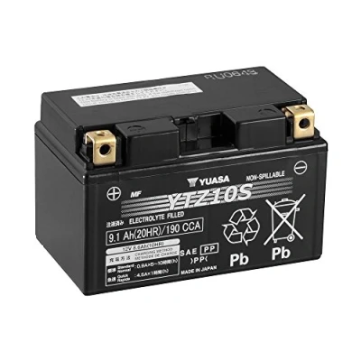Bild av YUASA YTZ10S BATTERI FÖRBEREDD KOMPATIBEL YAMAHA MT 09 MT09 TRACER XSR 900
