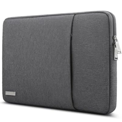 Bild av TECOOL 13,3 tums Laptopfodral för 13 MacBook Pro Air M2 M1 20222012, 14,13,3 tum Acer Asus Dell HP Samsung laptop, 13,5 Surface Laptop 4/3, stötsäkert skyddsfodral, mörkgrå