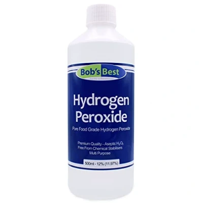 Bild av Livsmedelsklassad väteperoxid 12 % (11,97 %) styrka 500 ml