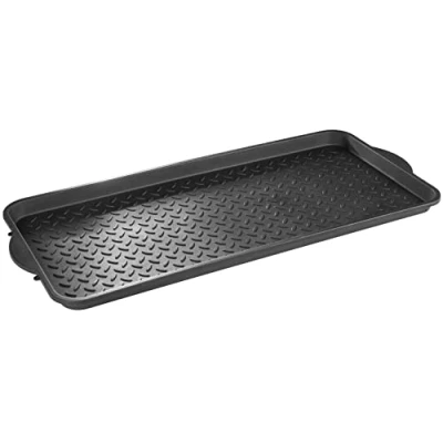Bild av Walser kombimagasin Safetray, universal boot badkar plastbricka, långpanna, Sko badkar, sump liten 77x35x3 cm svart 28100