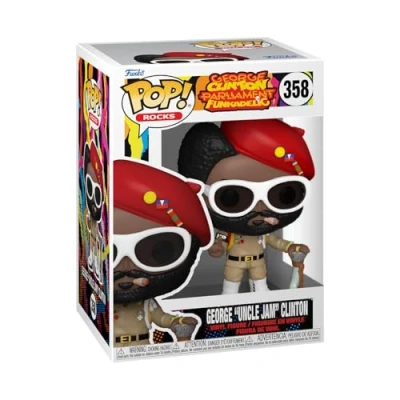 Bild av Funko POP! Rocks: George Clinton Parliament Funkadelic Samlarobjekt Vinylfigur Presentidé Officiell Merchandise Leksaker för Barn &amp; Vuxna Musikfans Modellfigur Samlare och Display