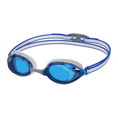 Bild av Speedo Unisex barn Vanquisher 3.0 simglasögon Simning Förbättrad sikte simglasögon, Blue, en storlek