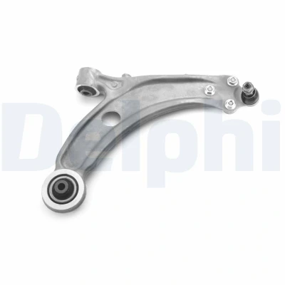 Bild av DELPHI TC4777 Länkarm, hjulupphängning med spindelled framaxel höger Länkarm (tvär ) Aluminium PEUGEOT: 308 II Hatchback
