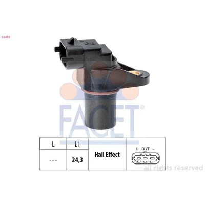 Bild av FACET 9.0459 Capteur, position d&#039;arbre à cames Made in Italy OE Equivalent MERCEDES BENZ: Classe C Coupe, Berline, ML