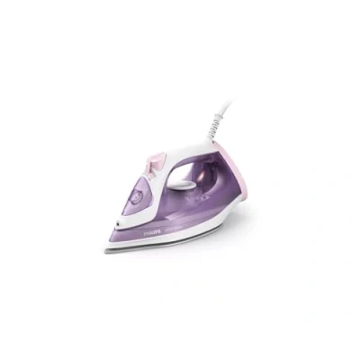 Bild av Philips 3000 Series Ångstrykjärn, 2 000 W, Konstant ångeffekt på 30g/min, Ångpuff upp till 140g, Keramikstryksula, Vertikal ånga, Lila/Vit (DST3010/30)