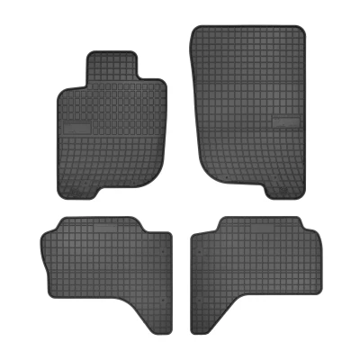 Bild av FROGUM 0483 Ensemble de tapis sol Caoutchouc avant et arrière 4 noir Sur mesure MITSUBISHI: L200 / Triton IV Pick up