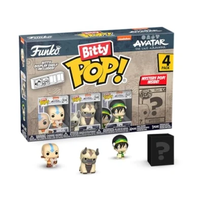 Bild av Funko Bitty POP! Avatar: the Last Airbenderoch A Surprise Mystery Minifigur 2,2 cm (0,9 tum) Samlingsbar Stapelbar displayhylla ingår Presentidé Partypåsar Strumpa Cake Topper