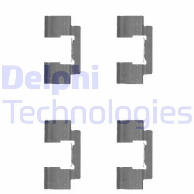 Bild av DELPHI LX0481 Kit d&#039;accessoires, plaquette de frein à disque CHRYSLER: PT Cruiser Break, Cabriolet