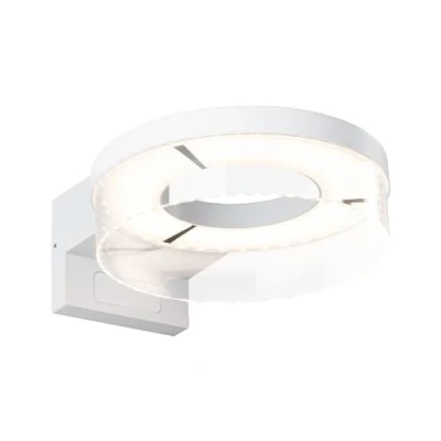 Bild av Paulmann LED utomhusvägglampa Capera vit metall IP44