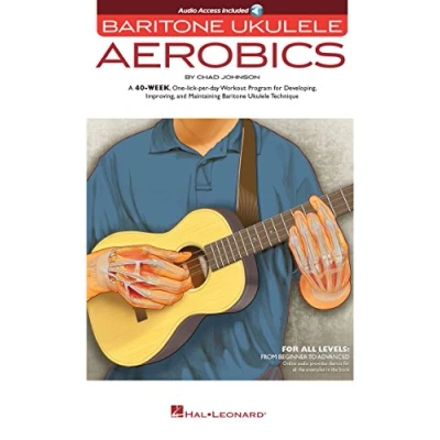 Bild av Chad johnson : baritone ukulele aerobics for all levels: from beginner to advanced + audio online