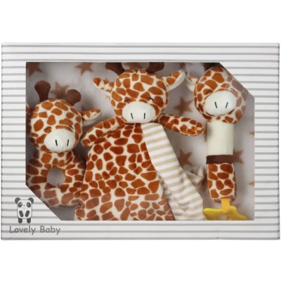 Bild av CarloBaby Fleecefilt &amp; Giraffer