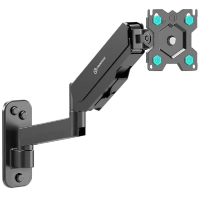 Bild av ONKRON Väggskärm och TV stativ (roterbar, lutbar, förlängbar) Väggmonitorarm för skärmar 13 32 tum med VESA Gasfjäder 75 x 100 mm vikt max. 8 kg G150