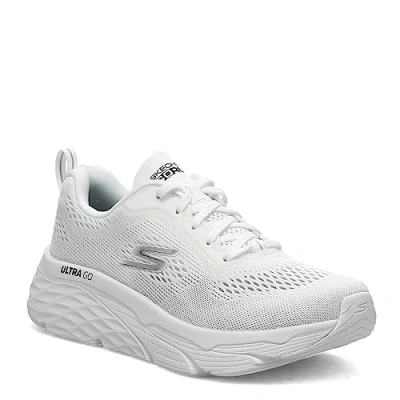 Bild av Skechers Max Dämpande Elite Mesh Snörning Vit 8,5 B (M), Vitt, 38.5 EU