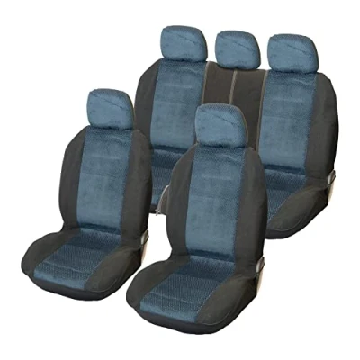 Bild av CARPOINT Denver 0310312 Couverture de siège bleu clair Polyester avant et arrière