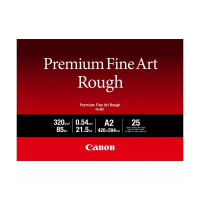 Bild av A2 320g Canon FA RG1 fotopapper Premium Fine Art Rough 25 ark