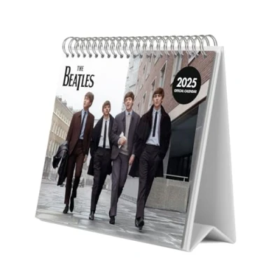 Bild av Grupo Erik The Beatles Desk Calendar 2025 8 x 7 inches 20 17 cm 12 Month Planner, Desktop 2025, Gifts, Official