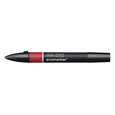 Bild av Winsor &amp; Newton, Promarker, 2 tips: Fin och bred, FireBrick