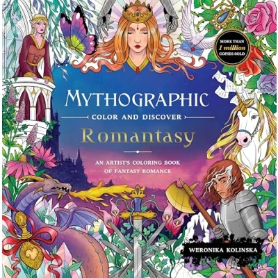 Bild av Mythographic Color and Discover: Romantasy: An Artist&#039;s Coloring Book of Fantasy Romance