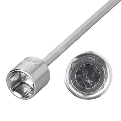 Bild av ProPlus 360029 sladdlös skruvdragare, förlängning med 19 mm mutter för vevstöd, längd 44 cm husbil och husvagnar