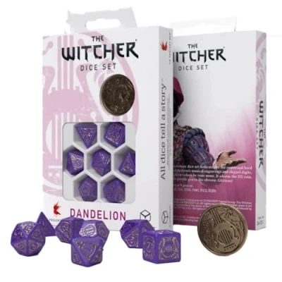 Bild av Coffret de dés The Witcher Dandelion Vicomte Lettenhove