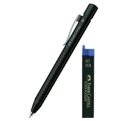 Bild av Faber Castell Tryckpenna Grip 2011, mynttjocklek: 0,7 mm (svart + min), 1 styck (1 pack)