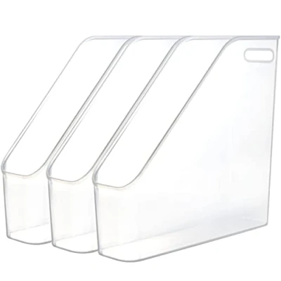 Bild av Youngever 3 pack arkivmappsförvaring, plastmapp fack organiserare med handtag
