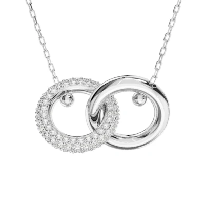 Bild av Swarovski Interlocking LOOP Berlocker, Storlek: One Size, White