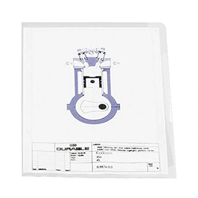 Bild av Durable 233719 Aktmapp A4, transparent, 100 stycken