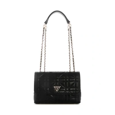 Bild av Guess Edita Convertible Xbody FLAP Handväska, Storlek: One Size, Black