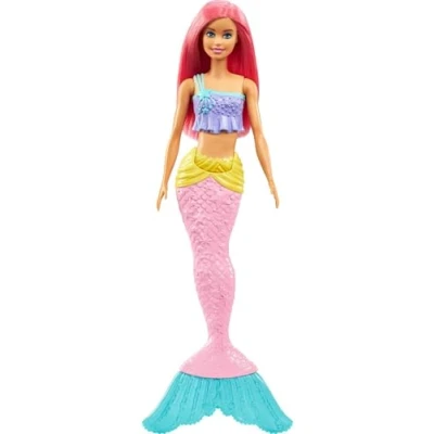 Bild av Barbie Dreamtopia Docka Sjöjungfru med Rosa Hår