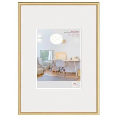 Bild av walther design tavelram guld 59,4 x 84 cm (DIN A1) med konstglas, New Lifestyle plastram KVX684G